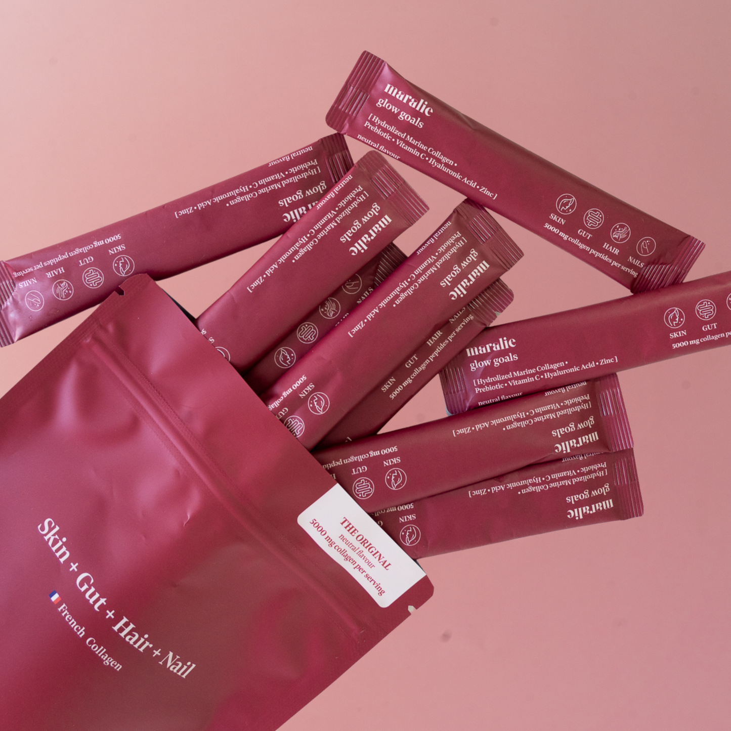 Maralie Glow Goals Colágeno Marino Hidrolizado (30 sobres)