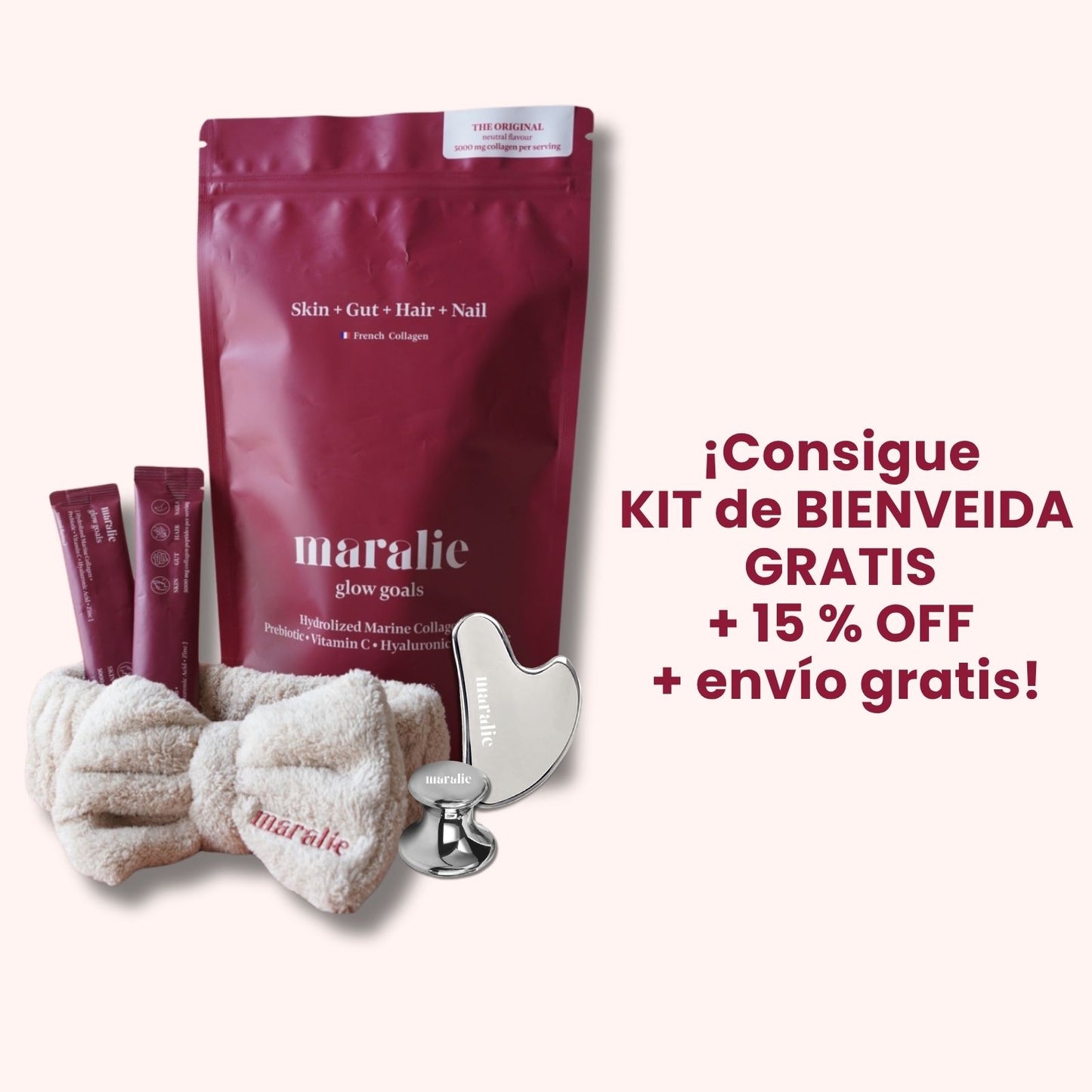 Maralie Glow Goals Colágeno Marino Hidrolizado (30 sobres)