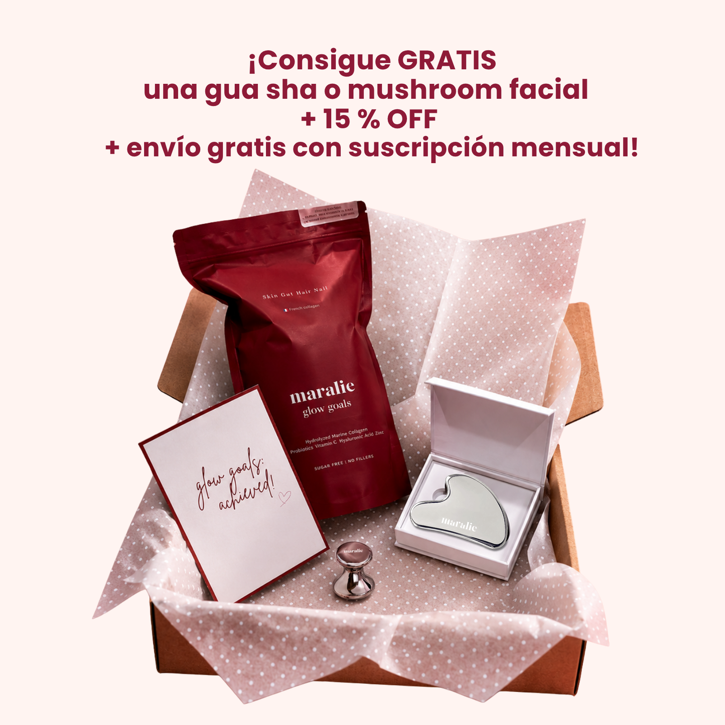 Maralie Glow Goals Colágeno Marino Hidrolizado (30 sobres)